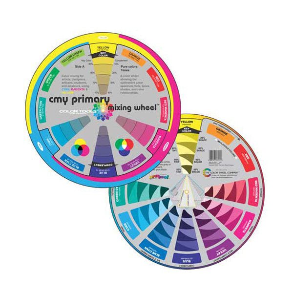 CMY Primary Mixing Wheel and Color Workbook - Honey Bee Stamps