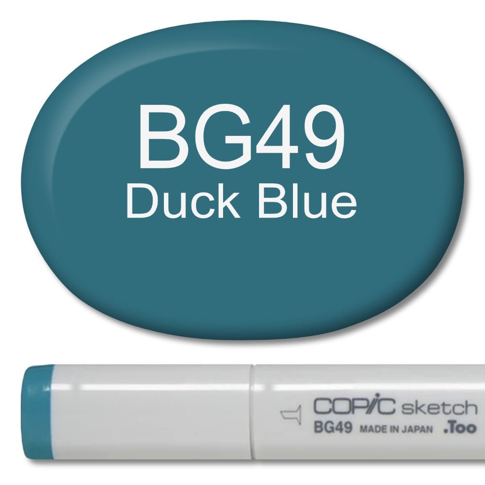 Copic Sketch Marker - BG49 Duck Blue - Honey Bee Stamps
