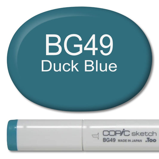 Copic Sketch Marker - BG49 Duck Blue - Honey Bee Stamps