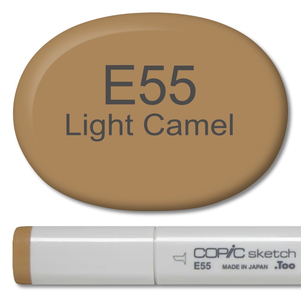 Copic Sketch Marker - E55 Light Camel - Honey Bee Stamps