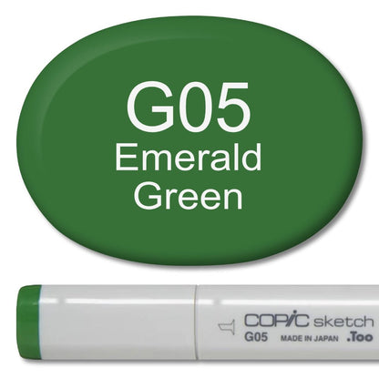 Copic Sketch Marker - G05 Emerald Green - Honey Bee Stamps