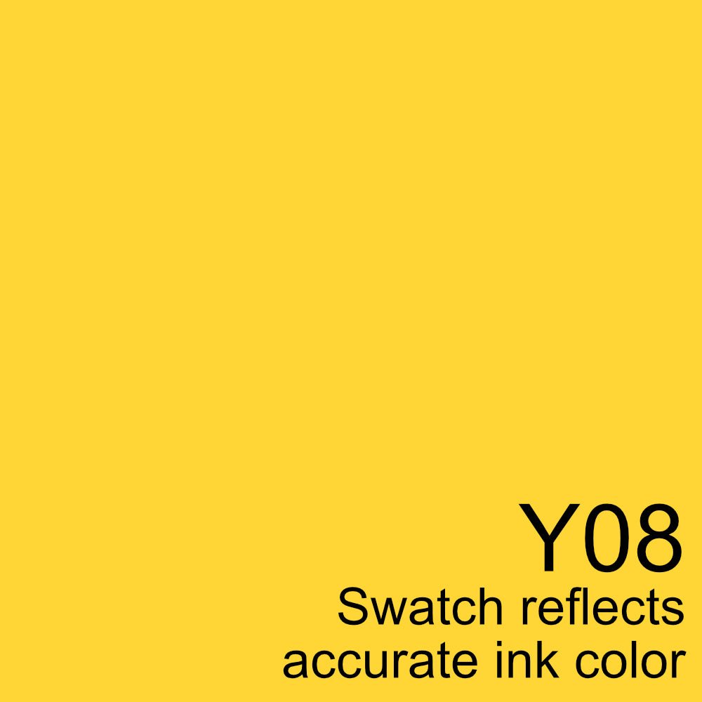Copic Sketch Marker - Y08 Acid Yellow - Honey Bee Stamps