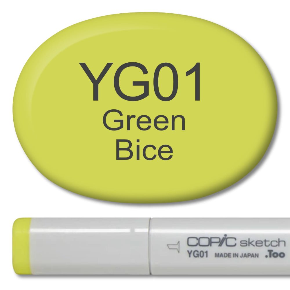 Copic Sketch Marker - YG01 Green Bice - Honey Bee Stamps