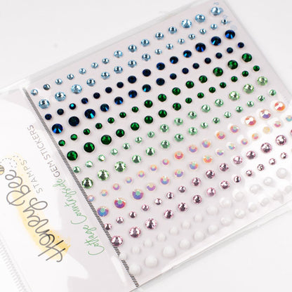 Cottage Countryside Gem Stickers - 210 Count - Honey Bee Stamps