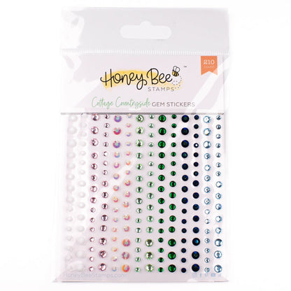 Cottage Countryside Gem Stickers - 210 Count - Honey Bee Stamps