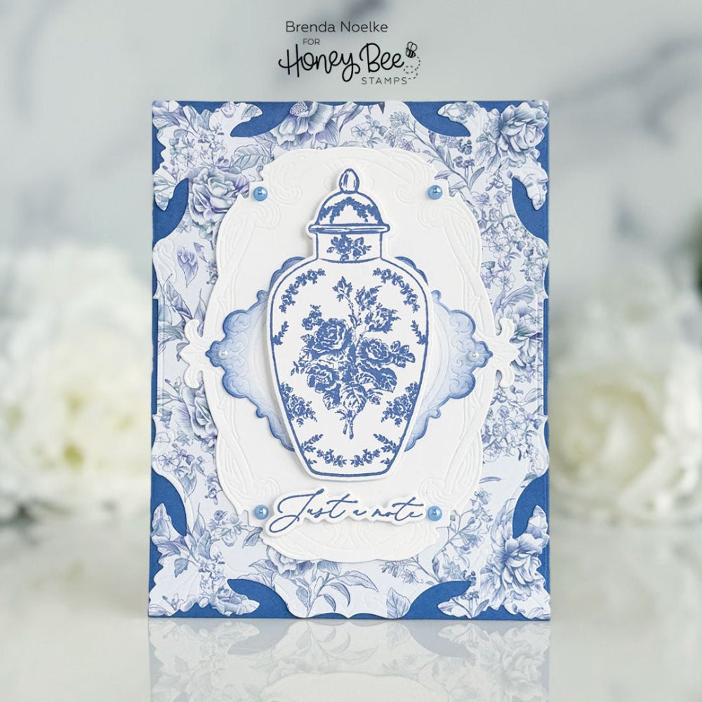 Cottage Countryside Paper Pad 6x8.5 - 24 Double - Sided Sheets - Honey Bee Stamps