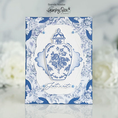 Cottage Countryside Paper Pad 6x8.5 - 24 Double - Sided Sheets - Honey Bee Stamps