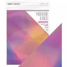 Craft Perfect Iridescent Mirror Card - 8.5x11 5/pkg - Petal Pink - Honey Bee Stamps