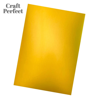 Craft Perfect Satin Mirror Card - 8.5x11 5/pkg Gold Pearl - Honey Bee Stamps