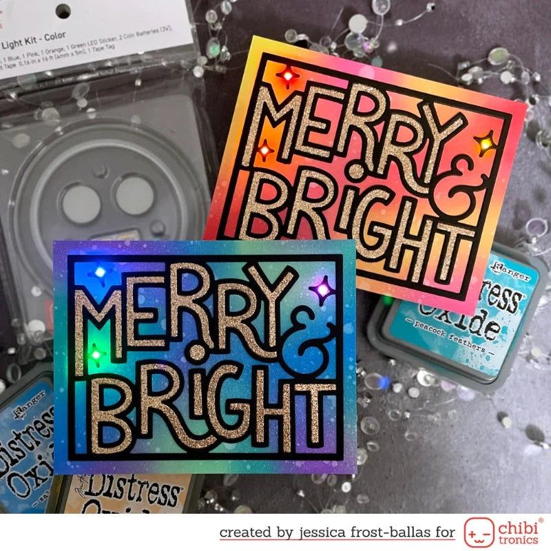 Craft with Light Kit - Color Lights - by Chibitronics - Create A Light Up Card! - Honey Bee Stamps