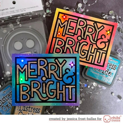 Craft with Light Kit - Color Lights - by Chibitronics - Create A Light Up Card! - Honey Bee Stamps