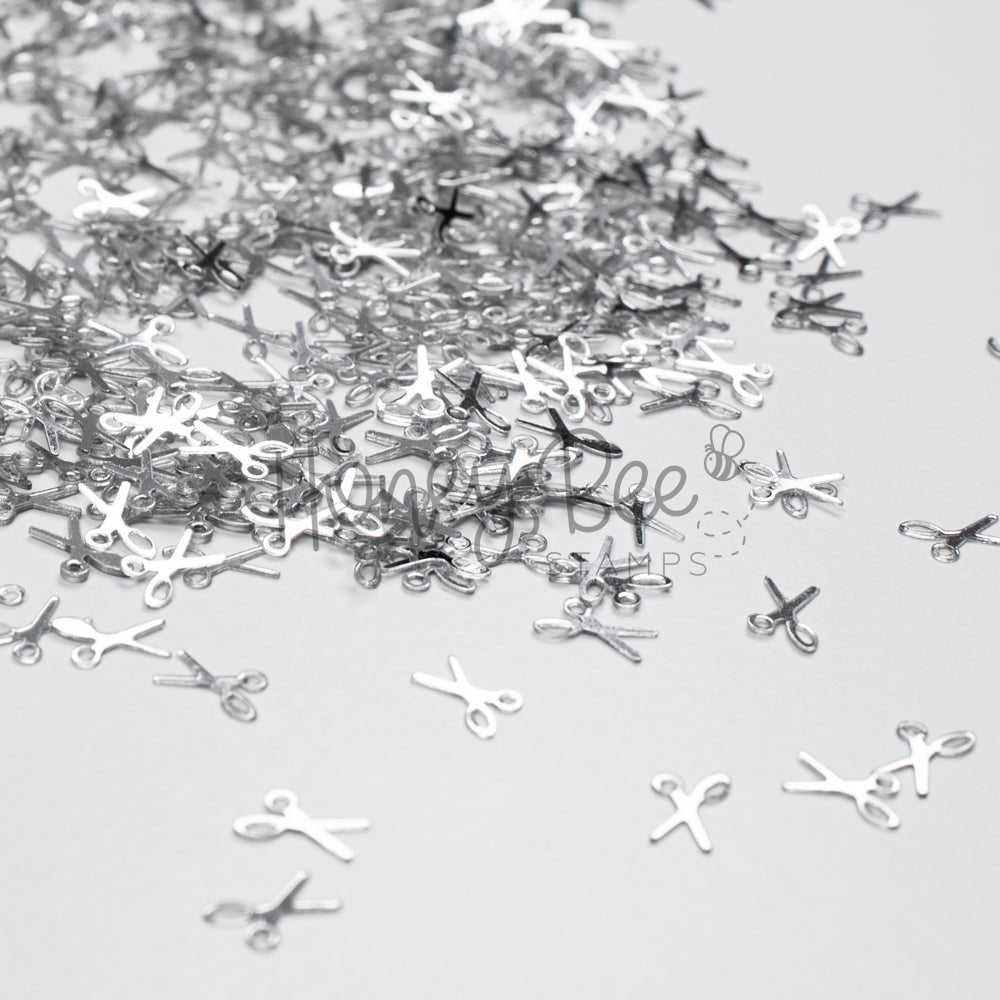 Crafty Cutters - Tiny Confetti Scissors Mix - Honey Bee Stamps