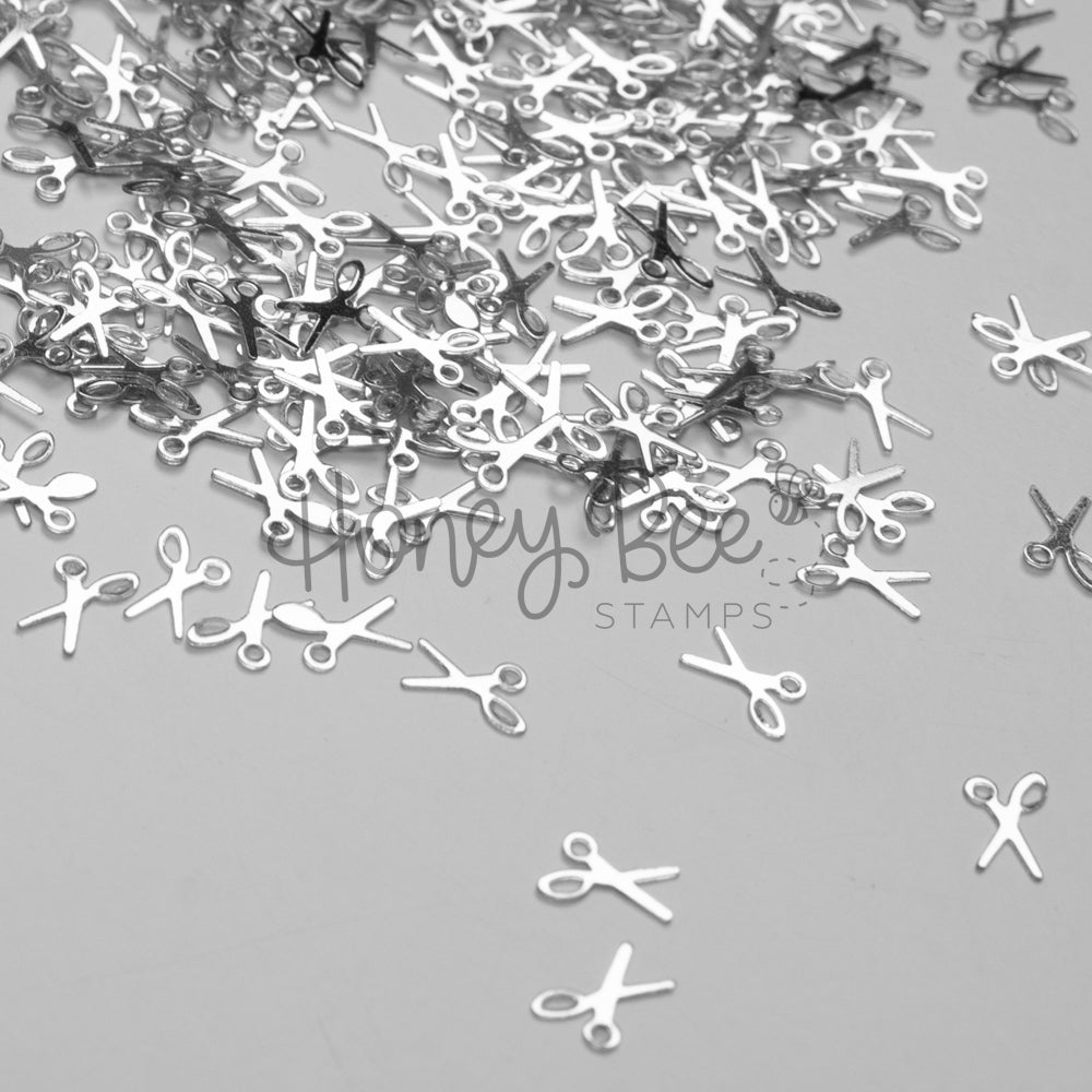 Crafty Cutters - Tiny Confetti Scissors Mix - Honey Bee Stamps