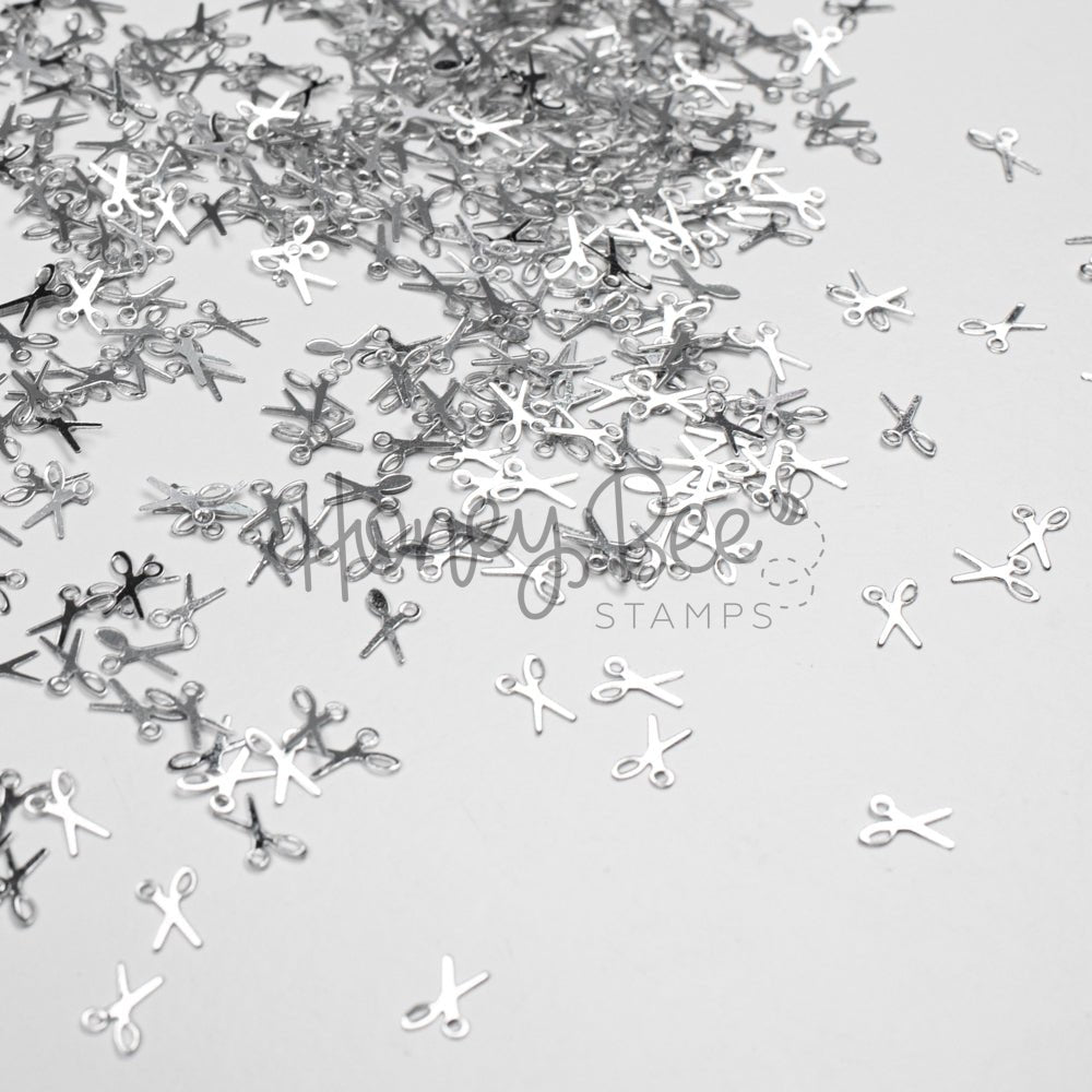 Crafty Cutters - Tiny Confetti Scissors Mix - Honey Bee Stamps