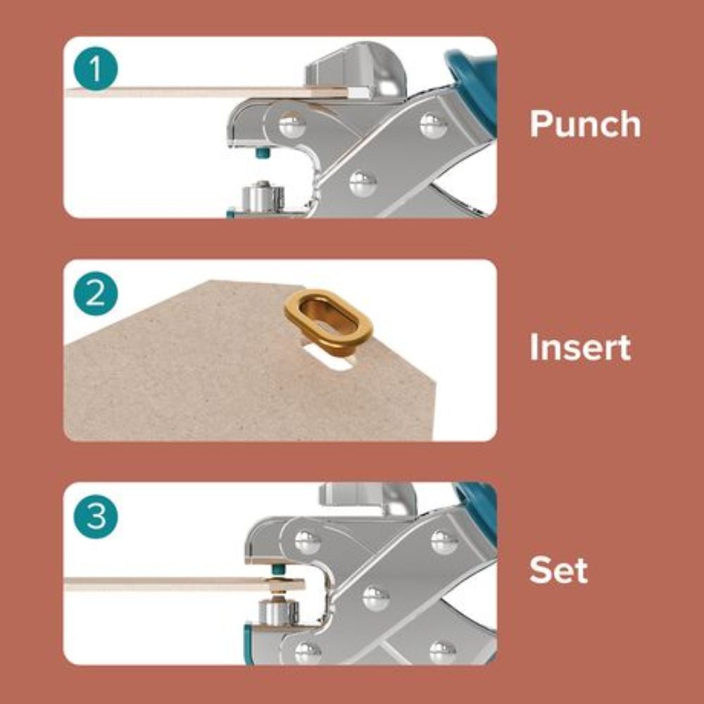Crop - A - Dile - Oval Eyelet Punch and Setting Tool by We R Makers - Honey Bee Stamps