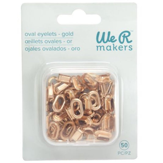 Crop - A - Dile Oval Eyelets - Gold - Honey Bee Stamps