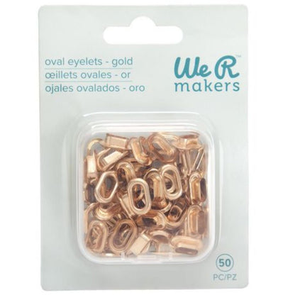Crop - A - Dile Oval Eyelets - Gold - Honey Bee Stamps
