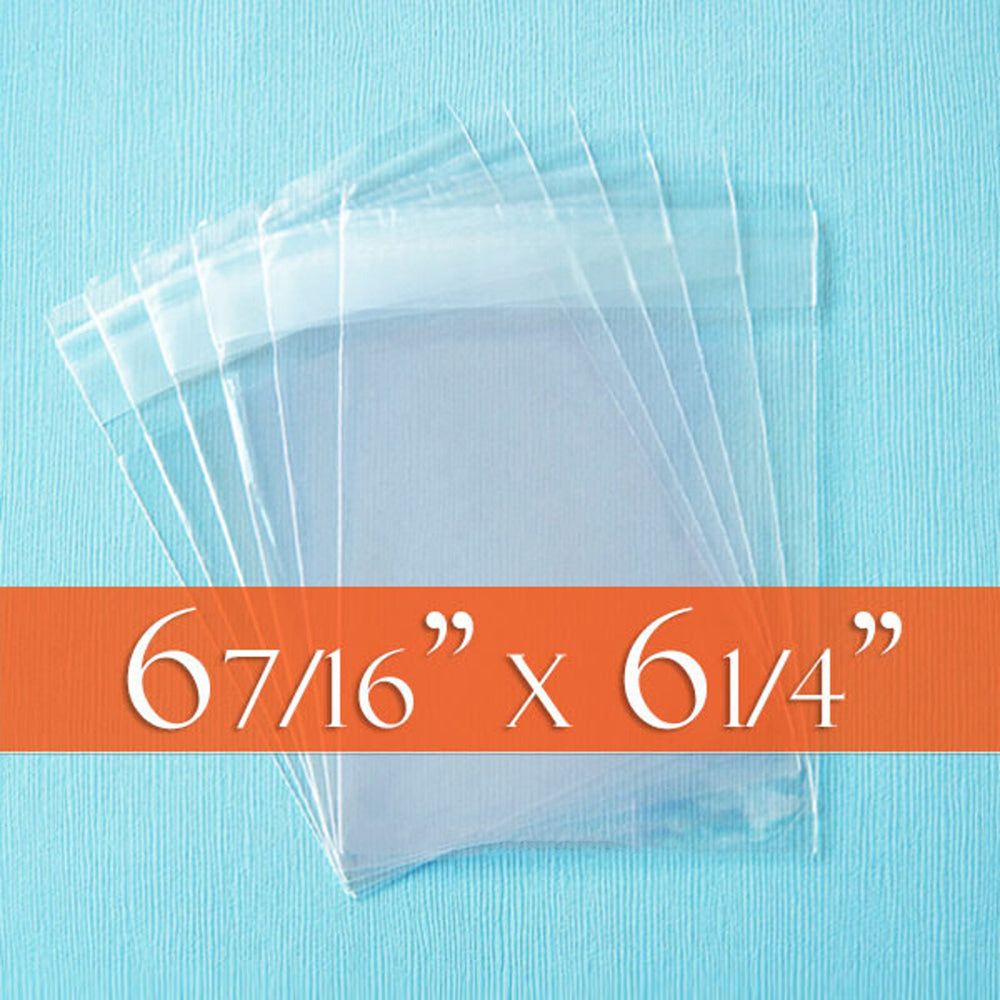 Crystal Clear Cello Bags 100 Pk - 6x6 - Honey Bee Stamps