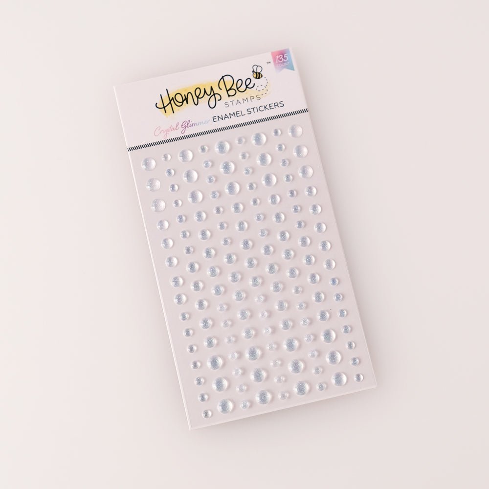 Crystal Glimmer Enamel Stickers - 135 Count - Honey Bee Stamps