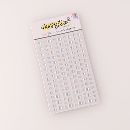 Crystal Glimmer Enamel Stickers - 135 Count - Honey Bee Stamps