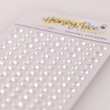 Crystal Glimmer Enamel Stickers - 135 Count - Honey Bee Stamps