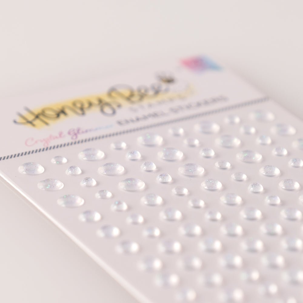 Crystal Glimmer Enamel Stickers - 135 Count - Honey Bee Stamps