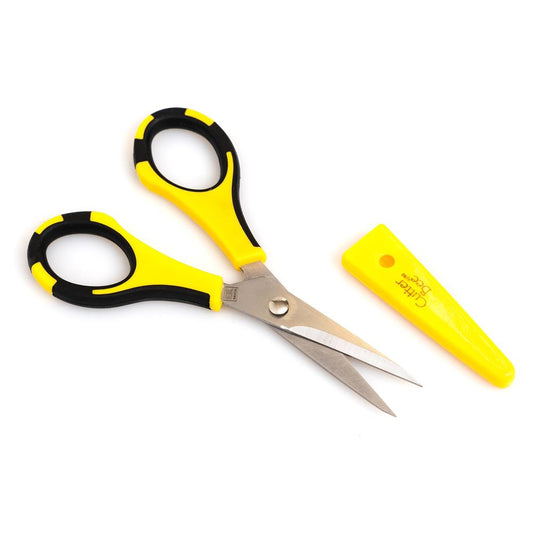 CutterBee 5" Precision Tip Scissors for Fussy Cutting - Honey Bee Stamps