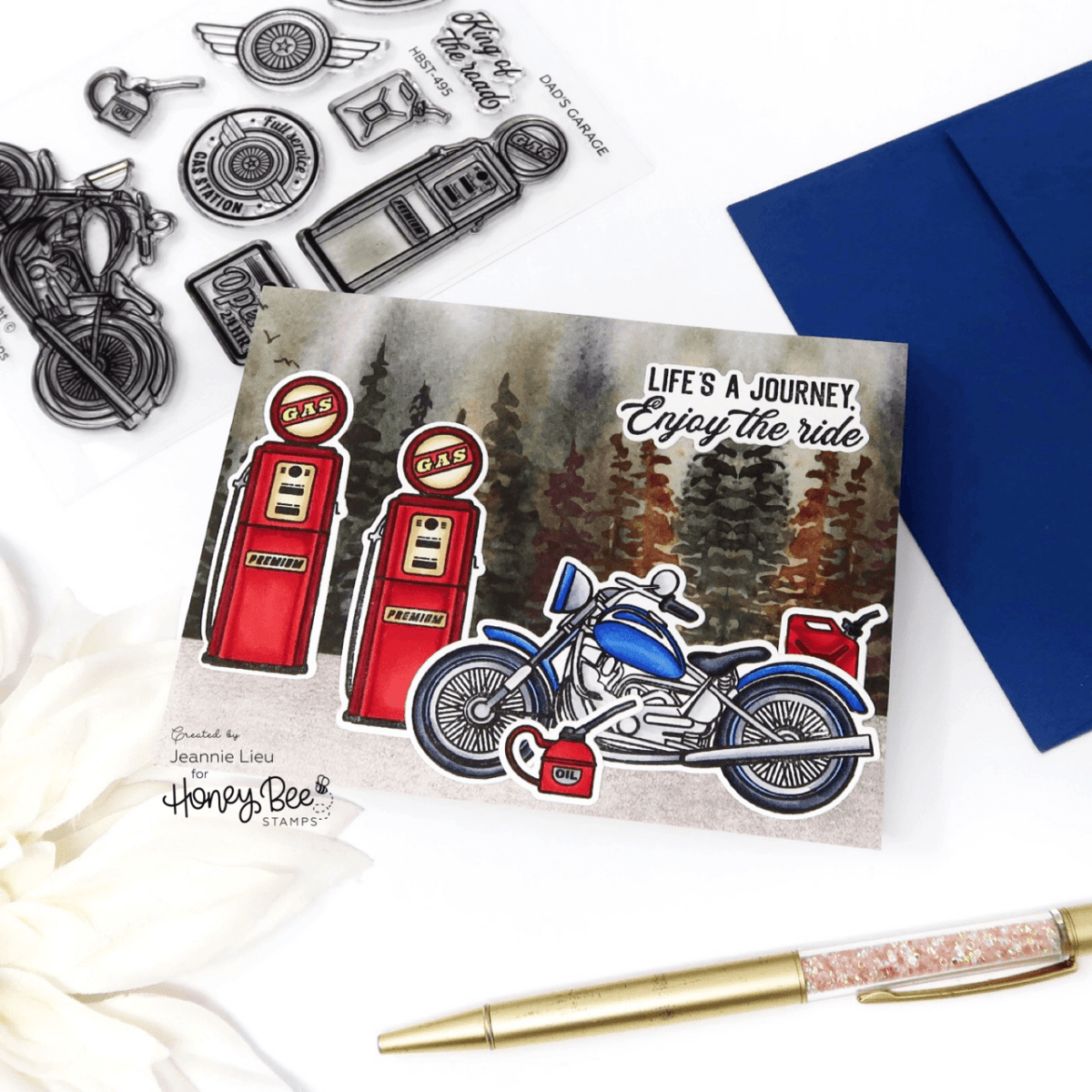 Dad's Garage - Honey Cuts - Coordinating Dies - Honey Bee Stamps