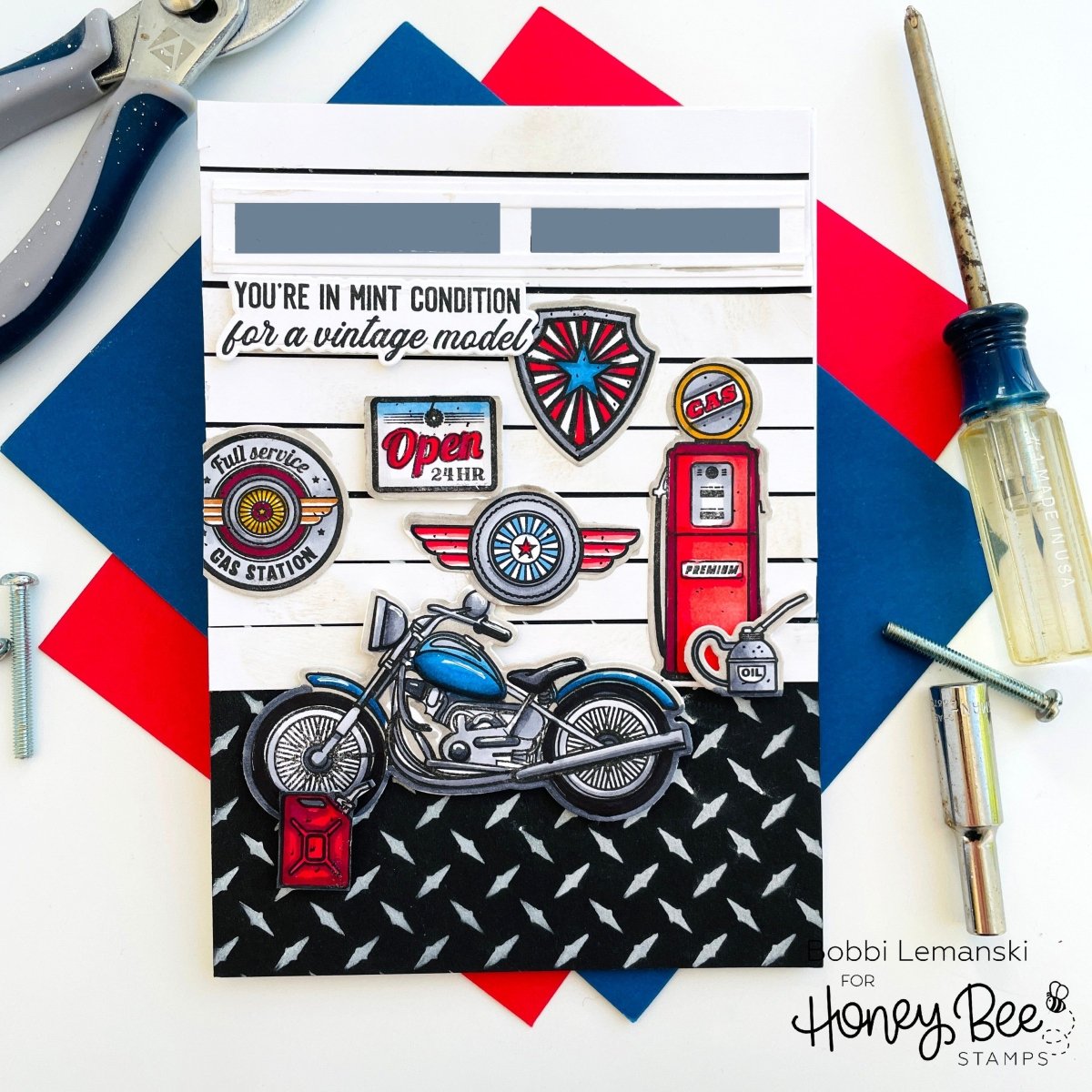Dad's Garage - Honey Cuts - Coordinating Dies - Honey Bee Stamps