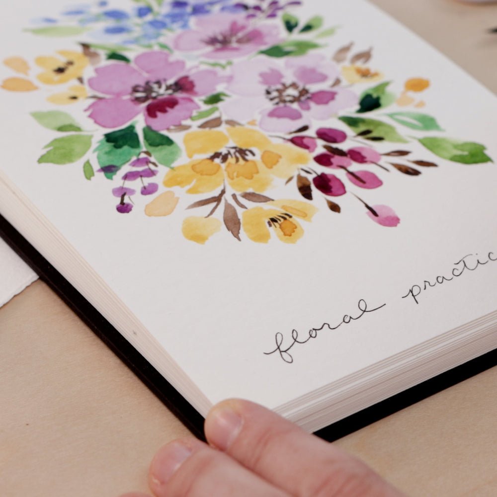 Daler - Rowney Aquafine Watercolor Half Pan Set - Shayda Campbell, Set of 24 - Honey Bee Stamps