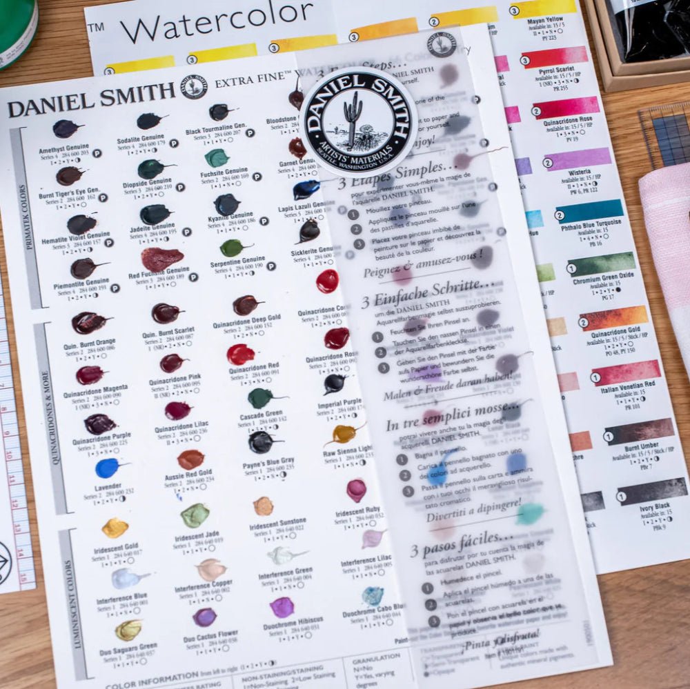 Daniel Smith Fine Watercolor 66 Color Dot - Card - Honey Bee Stamps