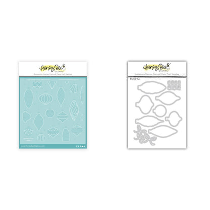 Decked Out Stencil Set and Coordinating Honey Cuts Bundle