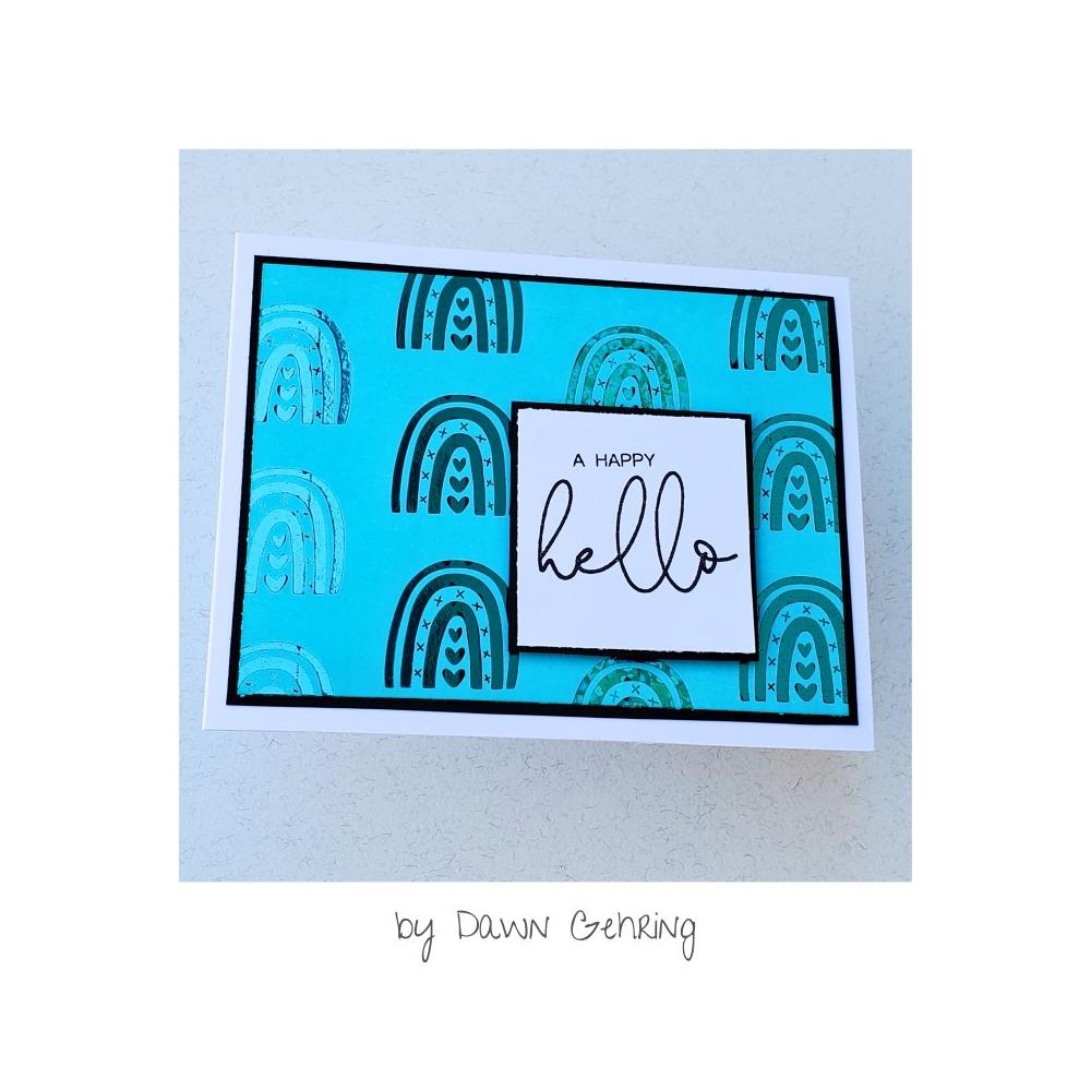 Deco Foil Color Of Harmony Transfer Foils - Shades Of Aqua 20 pc - Honey Bee Stamps