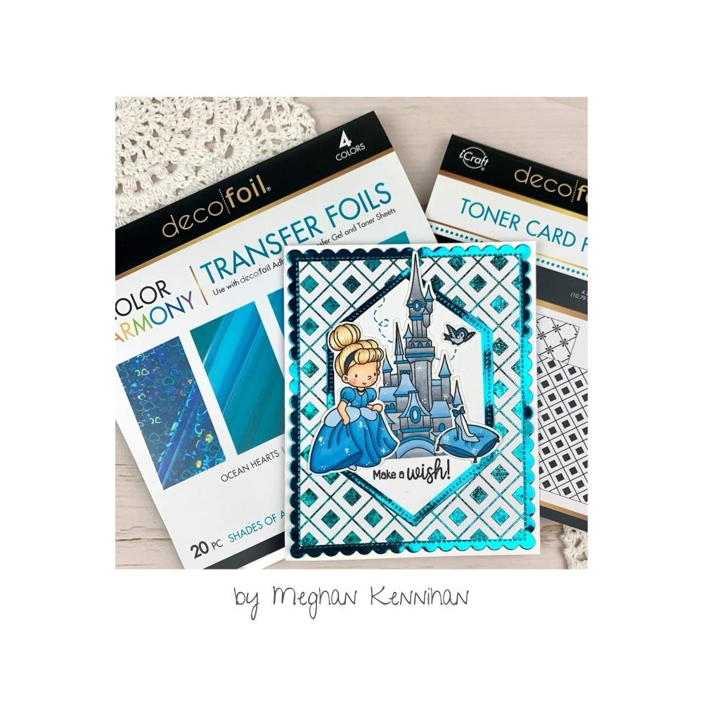 Deco Foil Color Of Harmony Transfer Foils - Shades Of Aqua 20 pc - Honey Bee Stamps