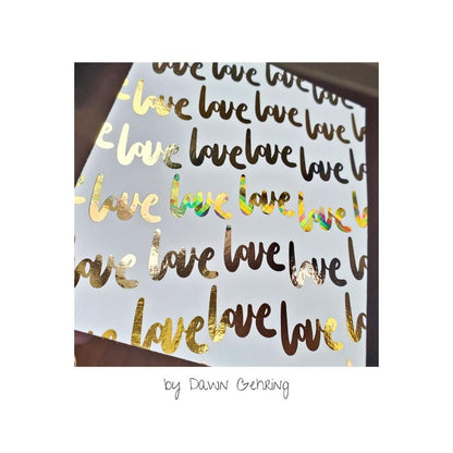 Deco Foil Color Of Harmony Transfer Foils - Shades Of Gold 20 pc - Honey Bee Stamps