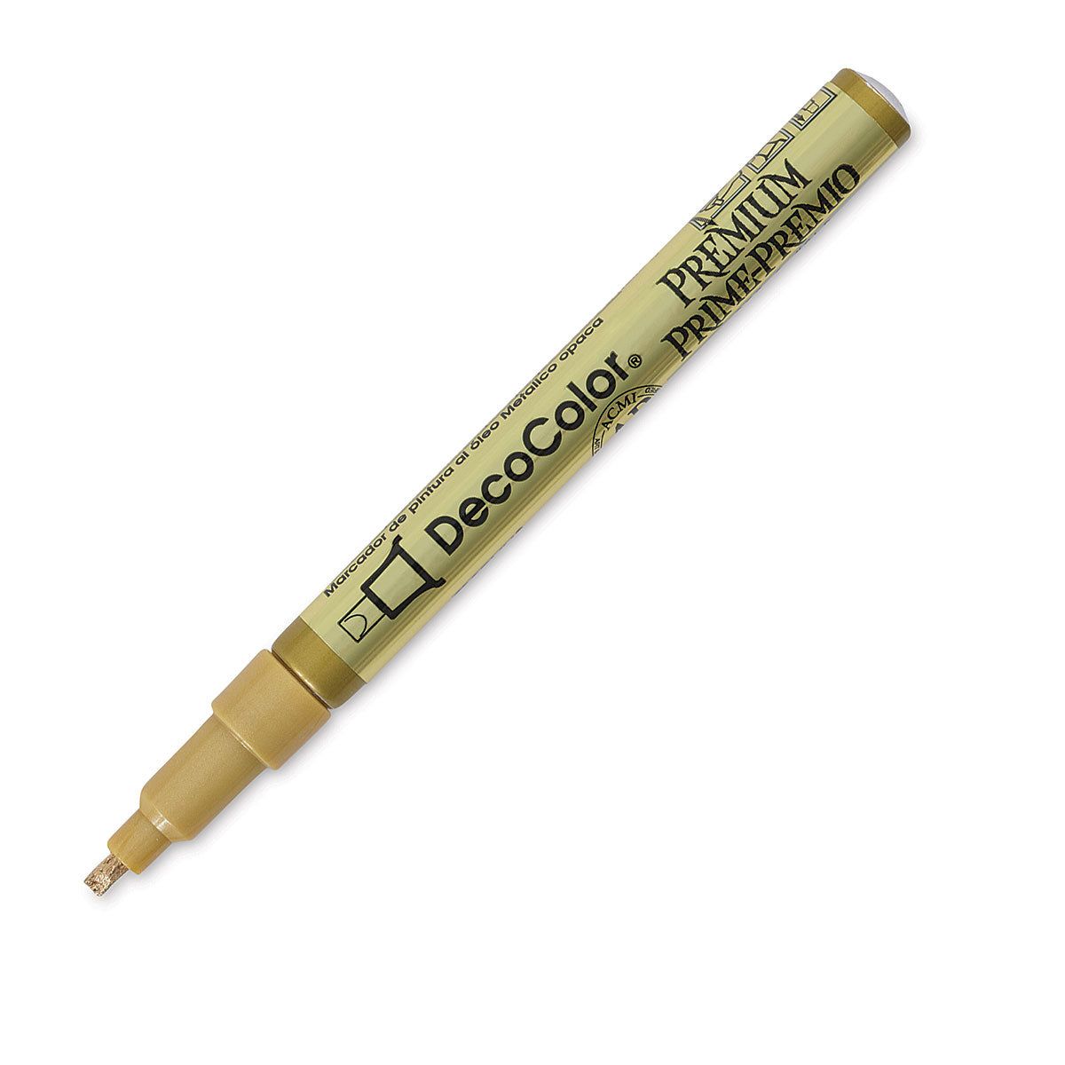 DecoColor Premium Permanent Opaque Paint Marker 2mm Leafing Tip - Gold - Honey Bee Stamps