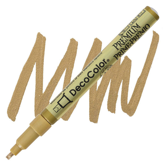 DecoColor Premium Permanent Opaque Paint Marker 2mm Leafing Tip - Gold - Honey Bee Stamps