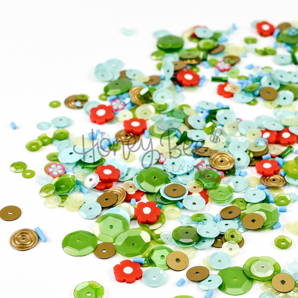 Desert Bloom - Sequin Mix - Honey Bee Stamps