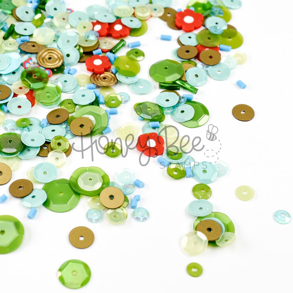 Desert Bloom - Sequin Mix - Honey Bee Stamps