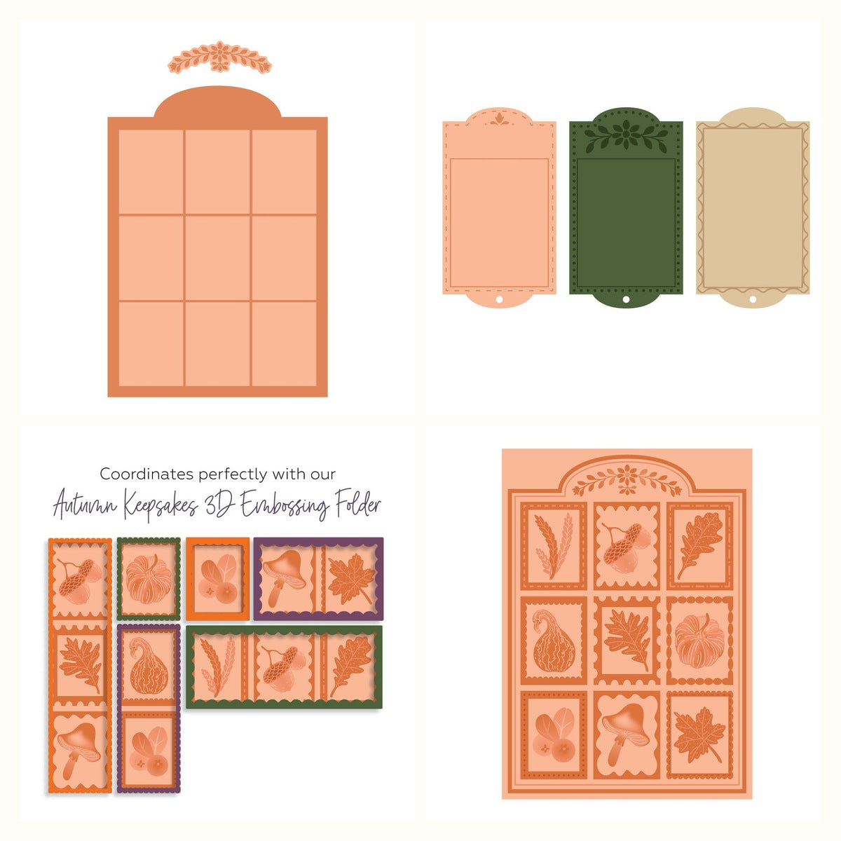 Design Deck Bundle - Base, Fancy Frames, Dividers & Autumn Keepsakes Folder
