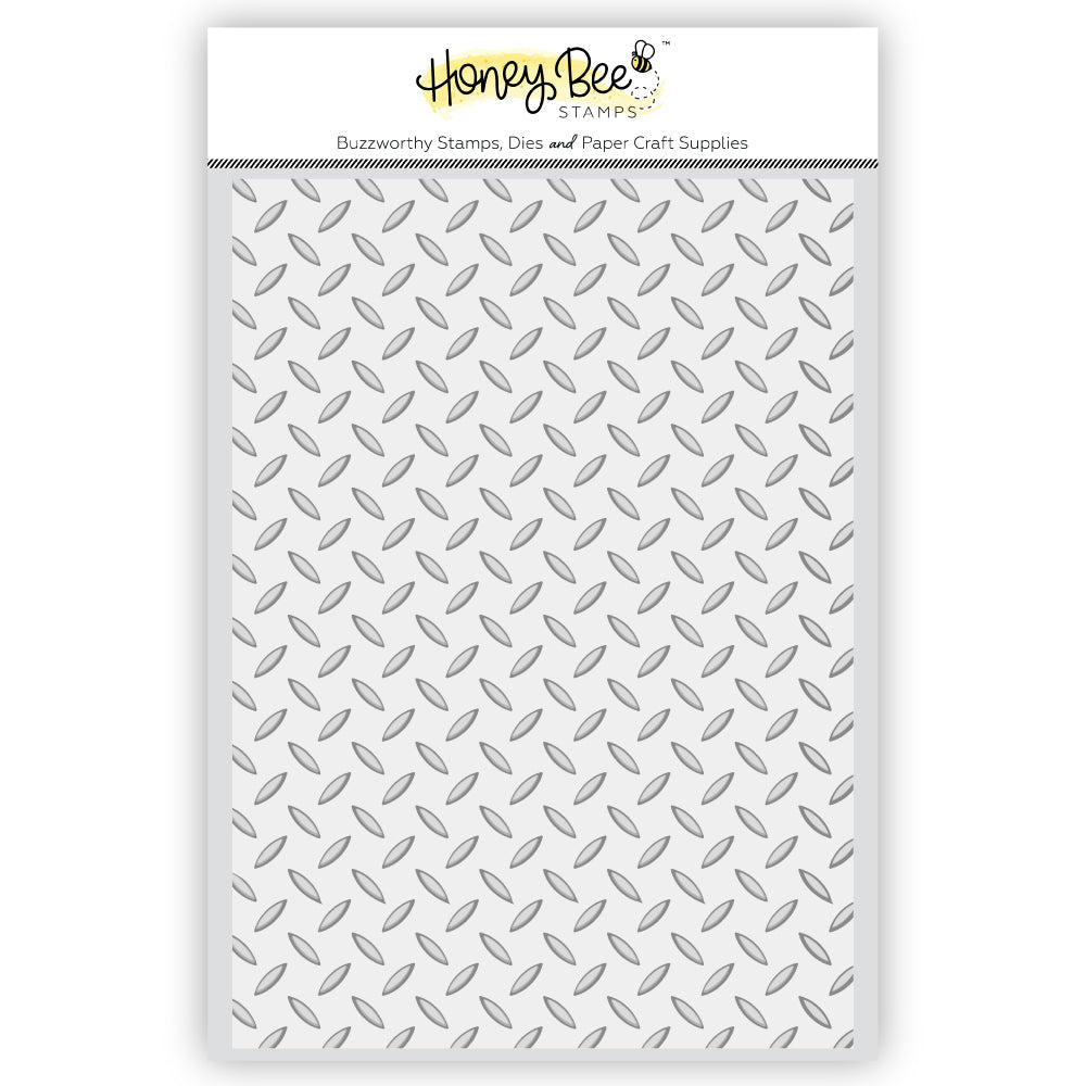 Diamond Plate - 3D Embossing Folder - Honey Bee Stamps