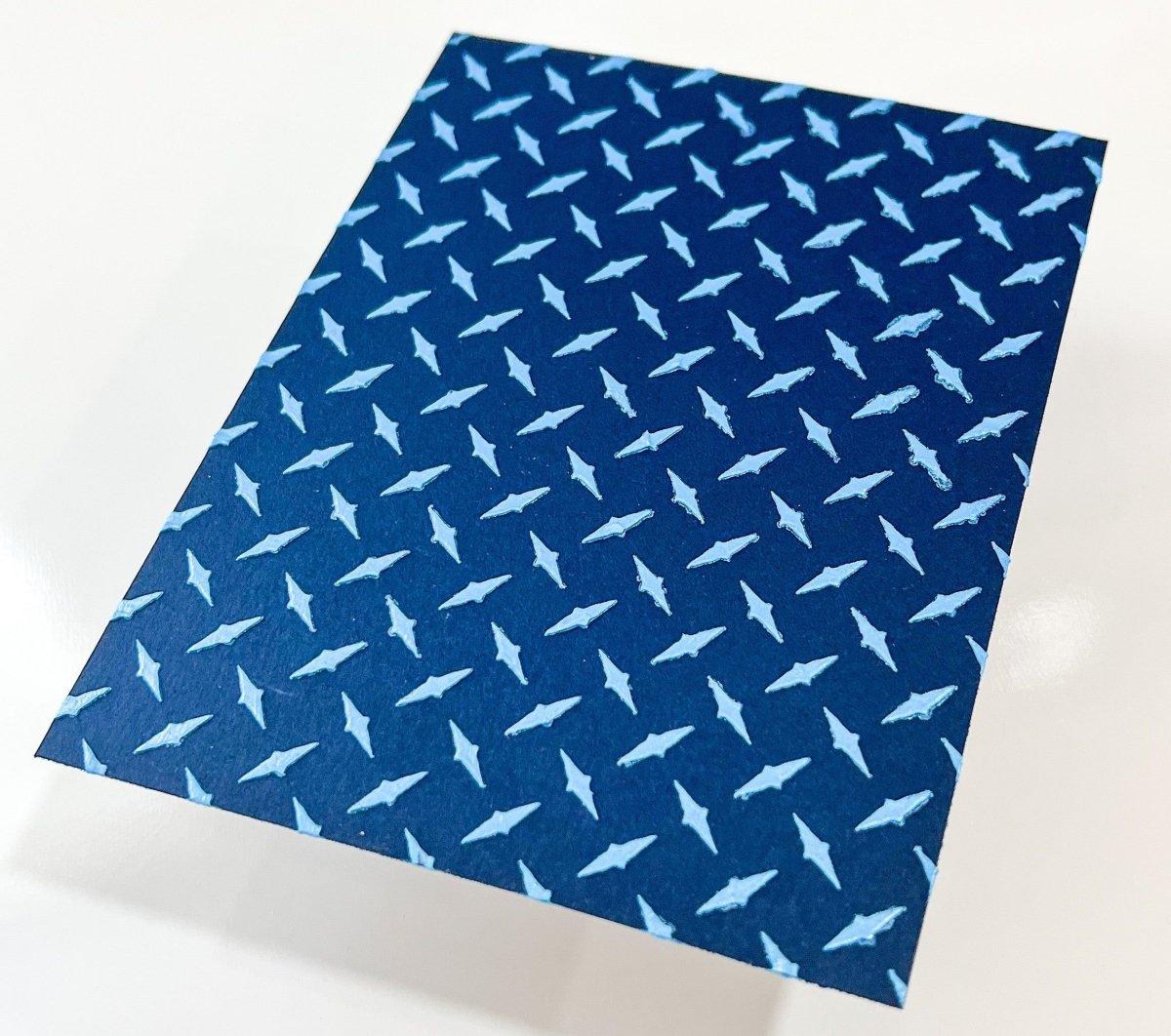 Diamond Plate - 6"x6" Background Stencil - Honey Bee Stamps