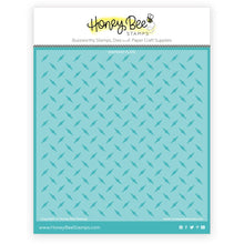 Diamond Plate Background Stencil - Honey Bee Stamps