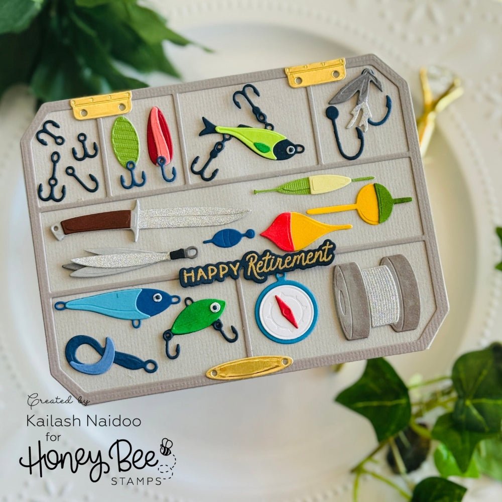 Display Box Tackle Add - On - Honey Cuts Stand - Alone Dies - Honey Bee Stamps