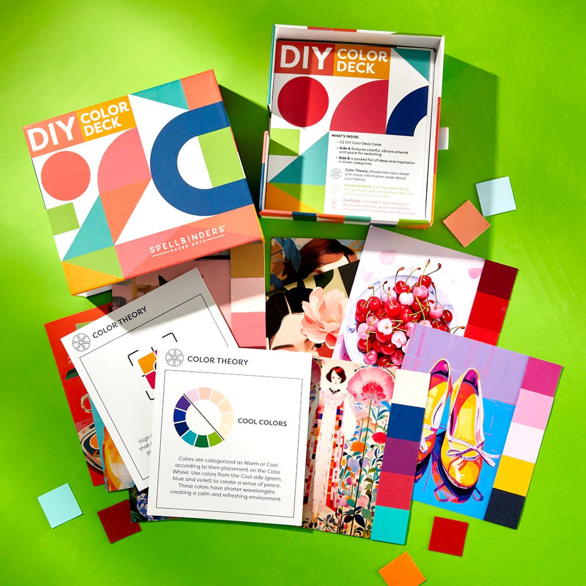 DIY Color Deck Builder Bundle - Box, Cards, 1" Paper Punch and Cardstock - Honey Bee Stamps