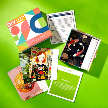 DIY Color Deck Builder Bundle - Box, Cards, 1" Paper Punch and Cardstock - Honey Bee Stamps