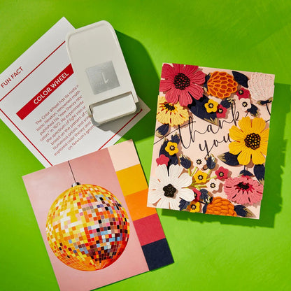 DIY Color Deck Builder Bundle - Box, Cards, 1" Paper Punch and Cardstock - Honey Bee Stamps