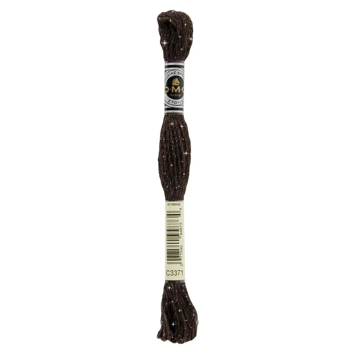 DMC 6 - Strand Etoile Embroidery Floss 8.7yd - Black Brown - Honey Bee Stamps