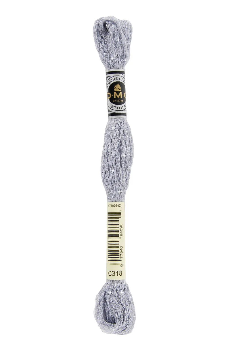 DMC 6 - Strand Etoile Embroidery Floss 8.7yd - Light Steel Gray - Honey Bee Stamps