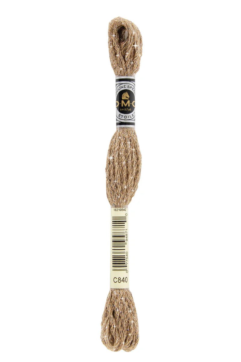 DMC 6 - Strand Etoile Embroidery Floss 8.7yd - Medium Beige Brown - Honey Bee Stamps